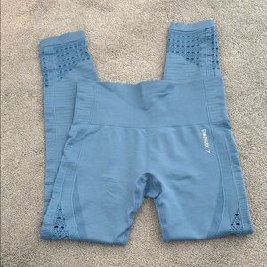 EUC** Gymshark Sky Blue Leggings